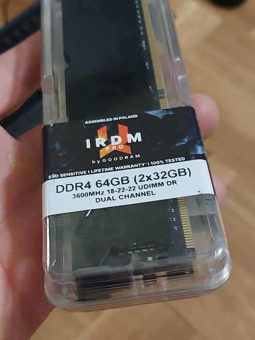 64GB 3600Mhz CL18 - Goodram IRDM Pro (НОВИ)