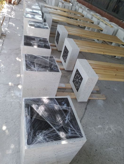 Бетон скамейкалар