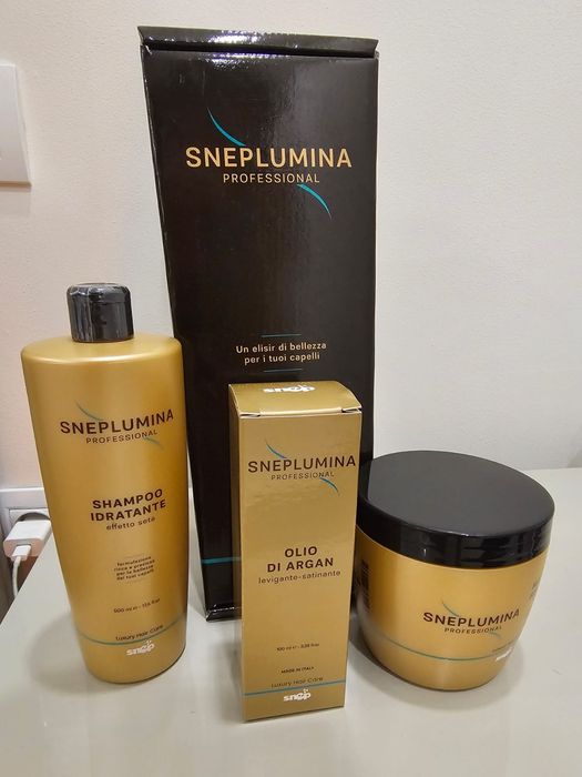 SnepLumina box set complet pentru strălucirea parului