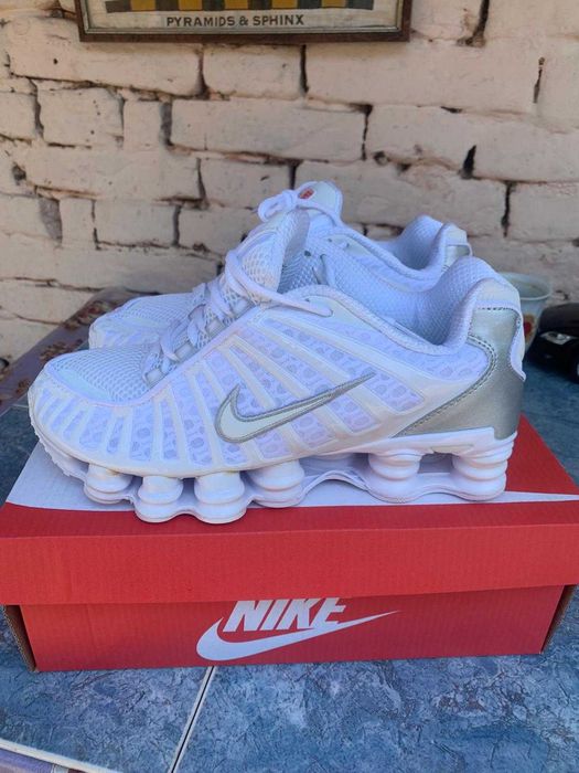 nike shox TL white