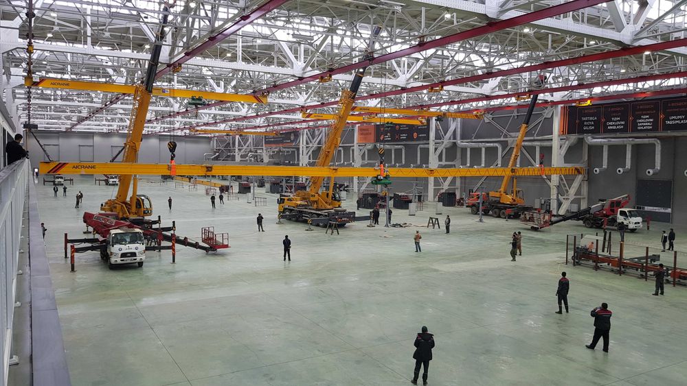 Монтаж грузоподъемных кранов мостовых, козловых, полукозловых.