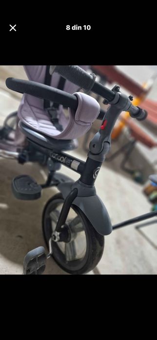 Tricicleta multifunctionala 4in1 cu sezut reversibil Coccolle Velo Bej