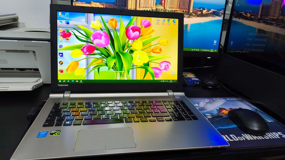 Бърз Лаптоп Toshiba с Intel Core i7 / 16Gb RAM / GeForce 950M 4Gb/ SSD