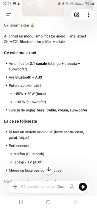 zk-mt21 2.1  amplificator audio bluetooth