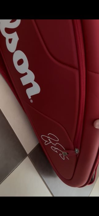 Geantă tenis WILSON  ediție limitată FEDERER DNA 12 RACHETE