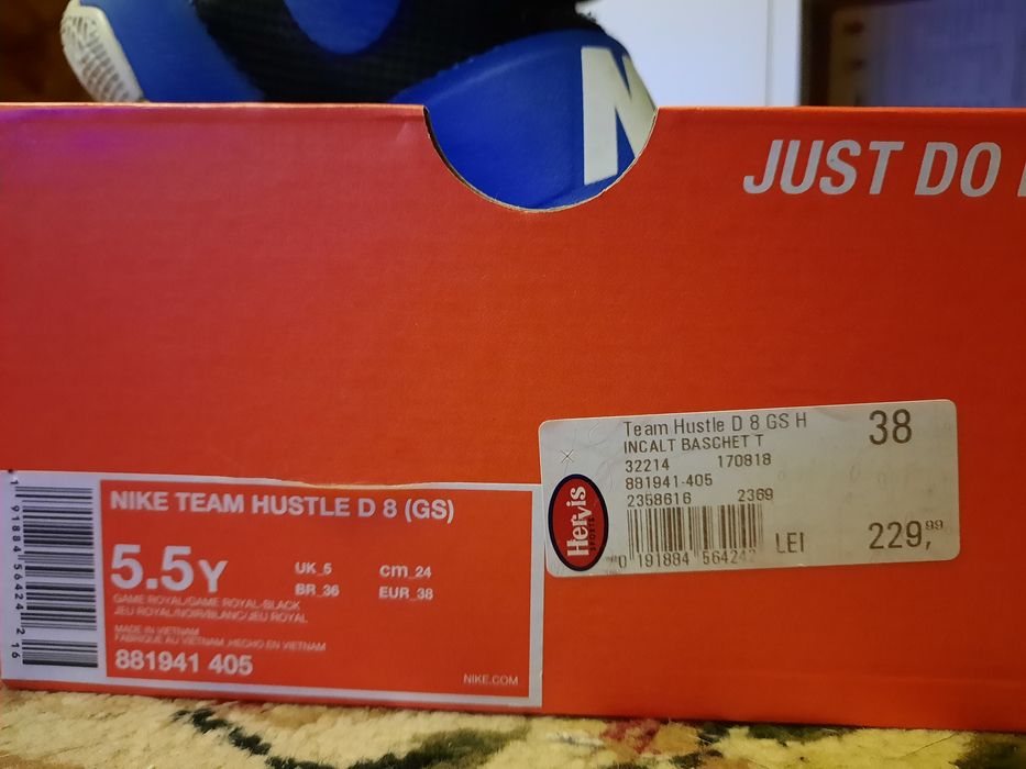 Pantofi baschet Nike copii mărimea 38