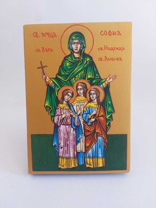 ИКОНА :: Ръчно рисувани икони с темперни бои върху грундирана дъска и защитен лак ::