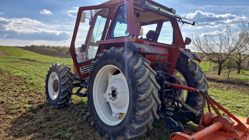 Tractor Fiat Agri 100-90 tracțiune 4x4 cu cabinâ,100Cp,motor 6 pistoane,cutie de vitezâ 40km/h