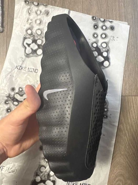 Nike Mind 001 Slide Black Chrome
