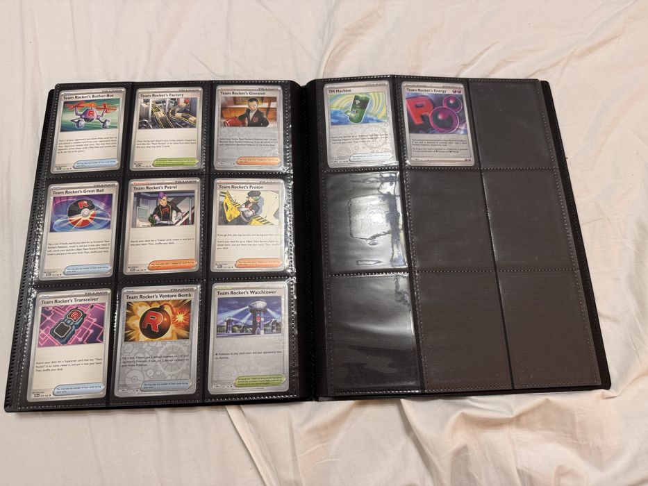 Album Binder TCG 360 buzunare, 20 pagini duble Pokemon, One Piece, Yu-Gi-Oh