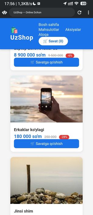 Web sayt sotiladi