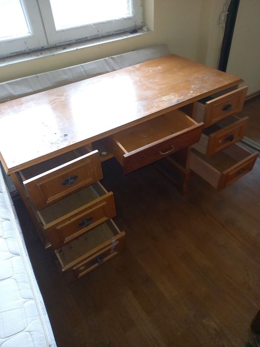 Pat din lemn masiv 195/120,cm