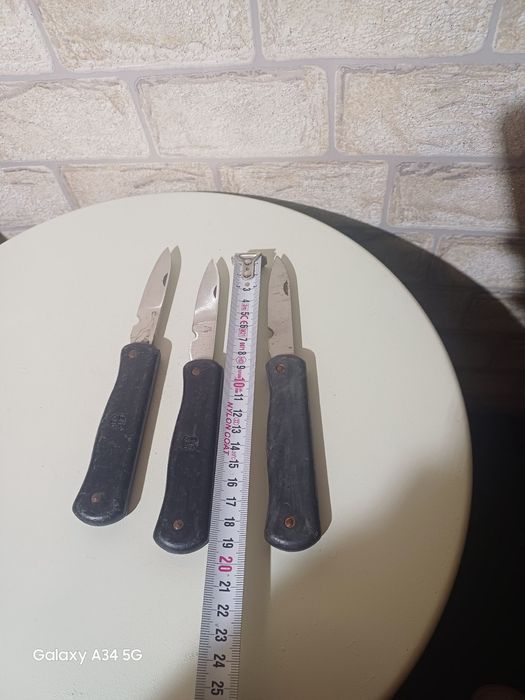 Три стари ножа от Германия сгъваеми