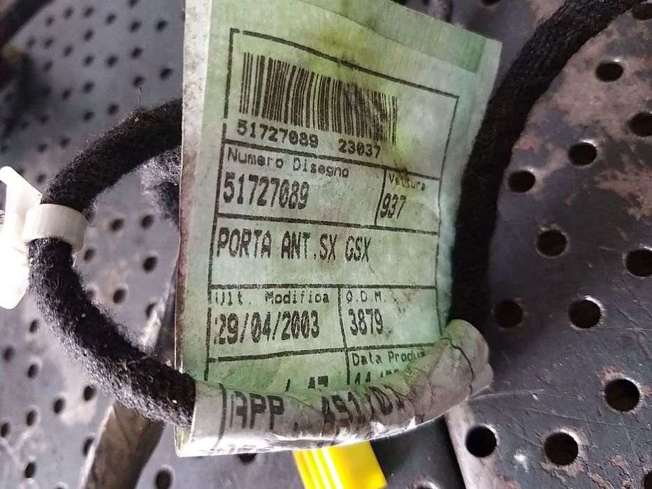 Cablaj instalatie electrica usa stanga fata alfa romeo 147 937 51727089