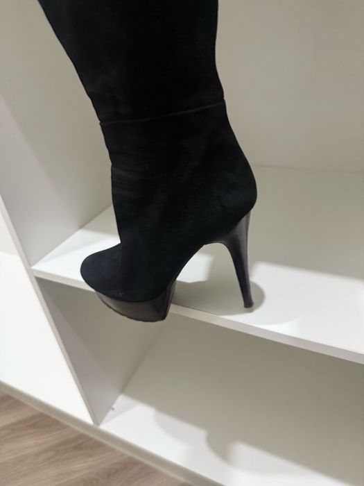 Ботфорты 39 размер каблук высокий