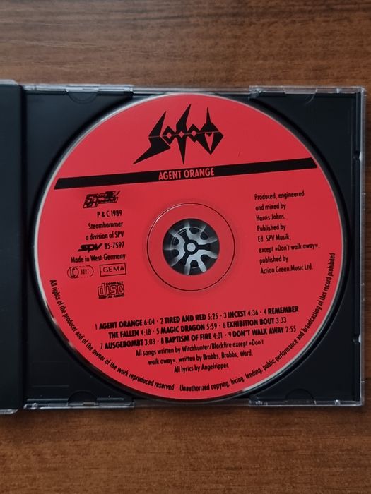Sodom - agent orange 1989 cd