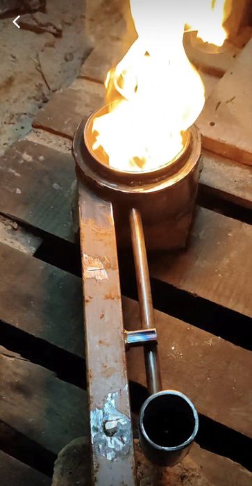 Горелка на отработке