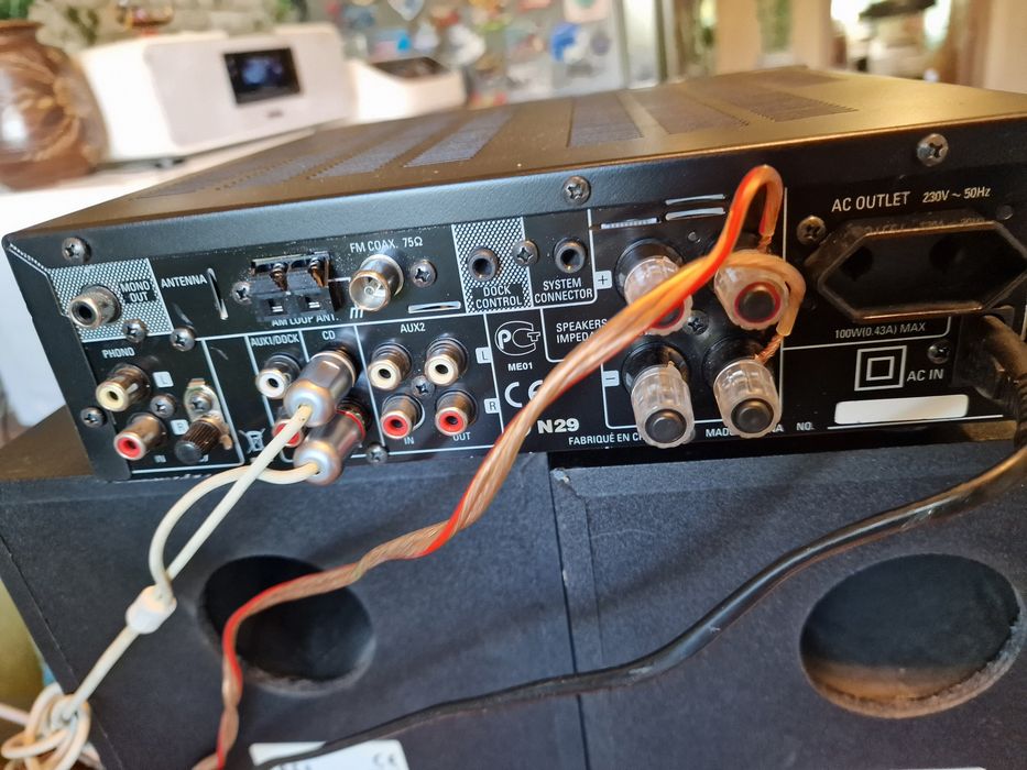 Denon DRA F107,boxe Elac a.r.e.s alpha4