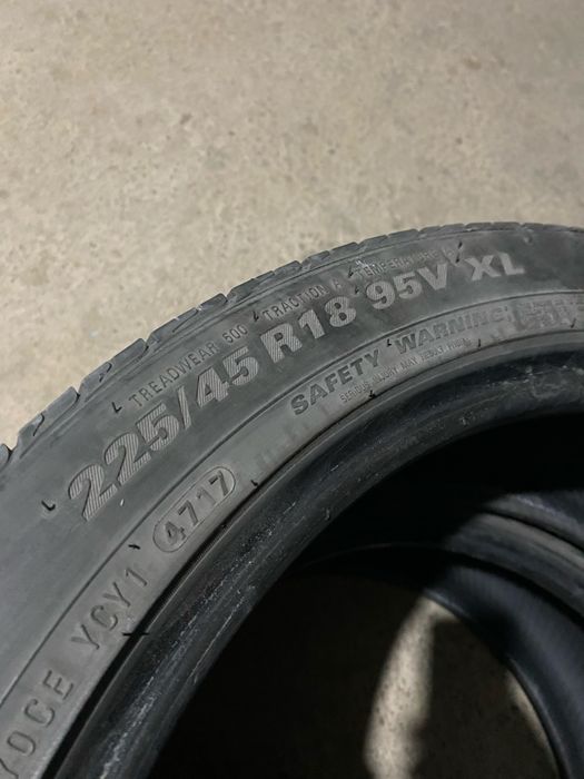 Шины летни б/у киа к5