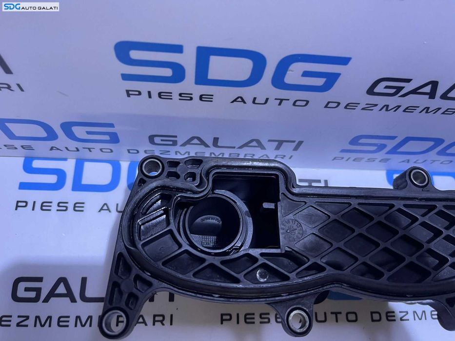 Capac Culbutori Chiulasa Motor Epurator Gaze Peugeot 407 1.6 HDI 2004 - 2011 Cod 9651815680 [D0728]