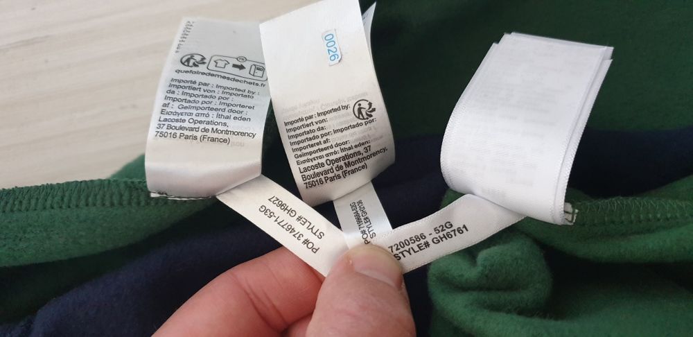 Lacoste Cotton Regular Fit 3 - S  НОВО! ОРИГИНАЛ Мъжки Къси Пант