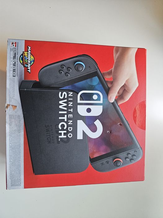 Nintendo switch 2, controller,  case, и 4 игри