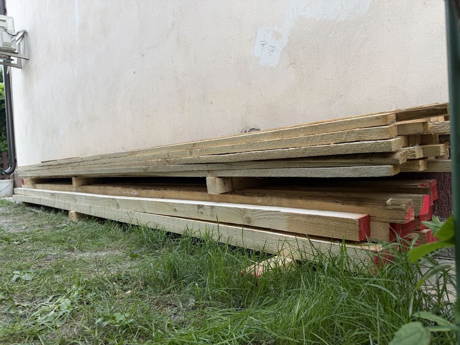 Patrati si scanduri 6x6 , lungime 4m