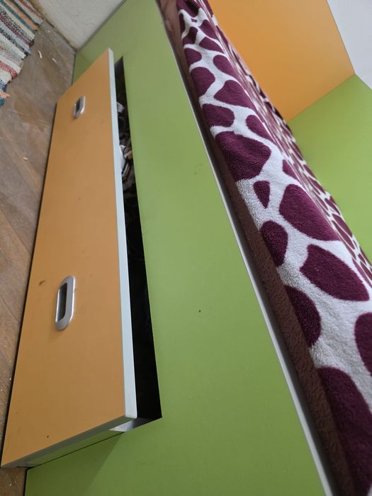 Pat+birou+comoda+noptiera copii