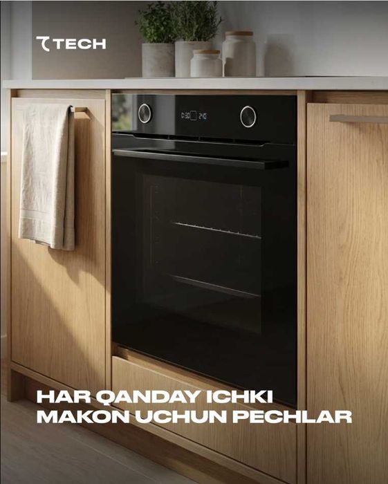 Духовой шкаф! АРЗОН! 7TECH! Ўрнатиладиган духовкали шкаф! Duxovka!