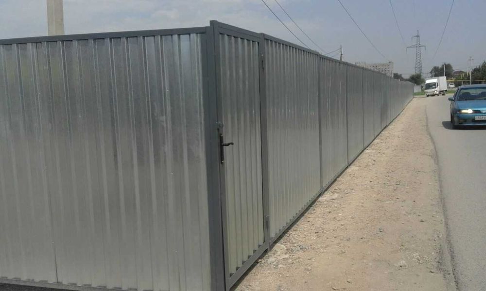 Профессионально заборы из профнастила от 12 000 за кв.м