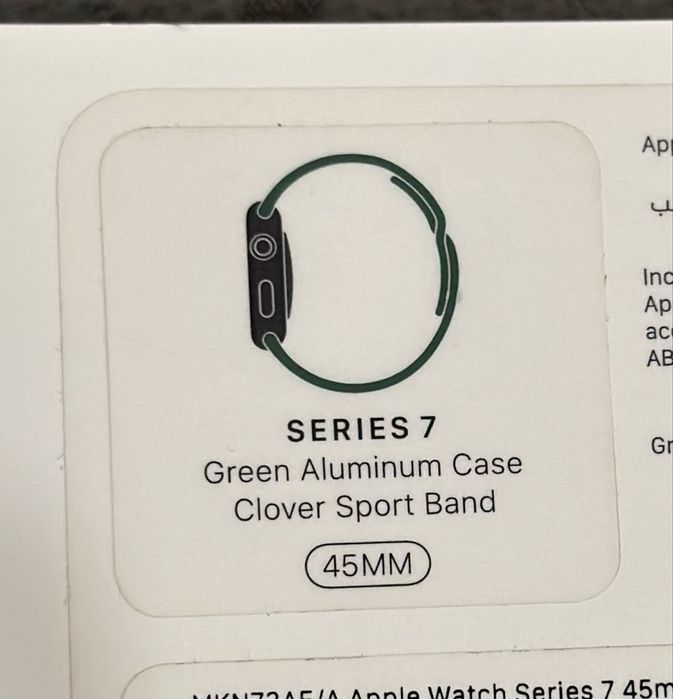 Apple watch 7/45/75% акб