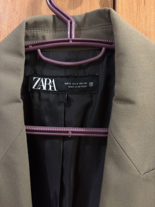 Сако Zara в маслено зелен цвят