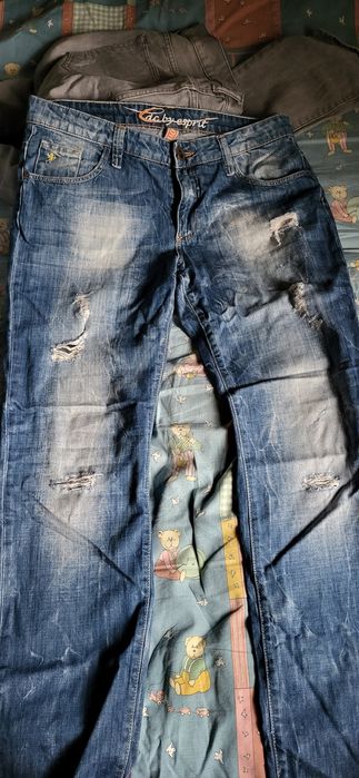 Джинсы Штаны бредовые мужские б.у