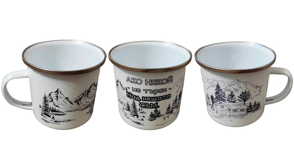 Метално канче със снимки и текст по Ваш избор