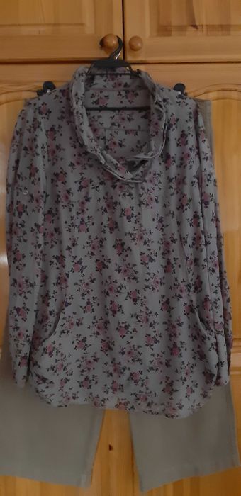 Костюм ЛЕН 3 Части–САКО + ПАНТАЛОН +ТУНИКА Памук! НОВИ!Пролет/Есен