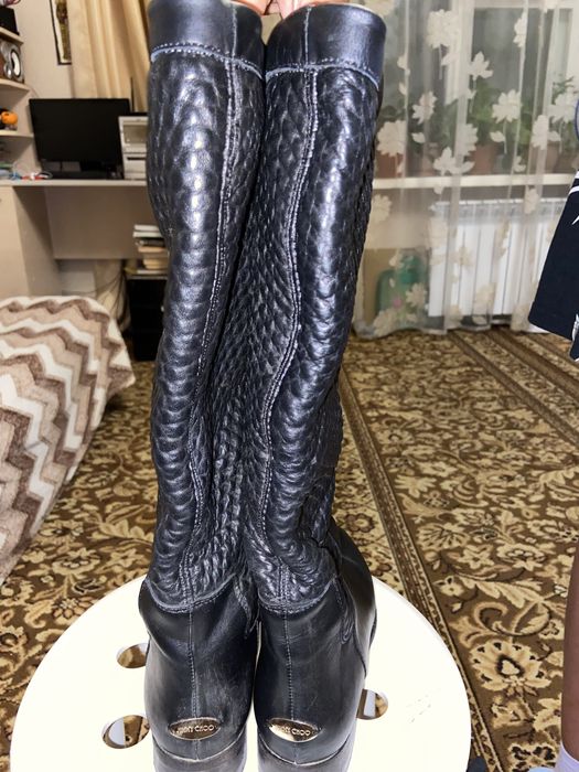 Кожанные сапоги