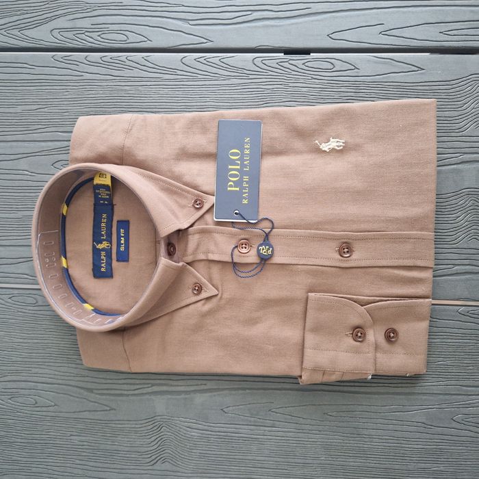 Cămașă Polo Ralph Lauren Maro Mărimea S Barbati  Slim Fit  Nou cu etichetă