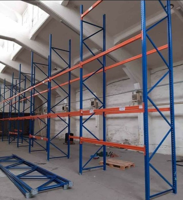 Rafturi metalice depozitare marfa 32x6