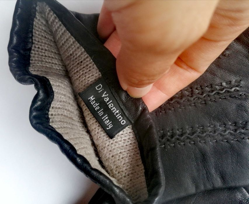 Lot 2 perechi manusi piele Valentino vintage Rusia Italia anii 80