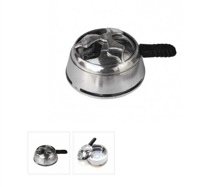 HMD, Smoke Box narghilea,  Tip Kaloud Lotus, Argintiu