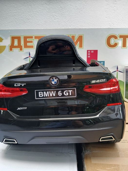 Промо!!Акумулаторен джип BMW 6GT с меки гуми 12V