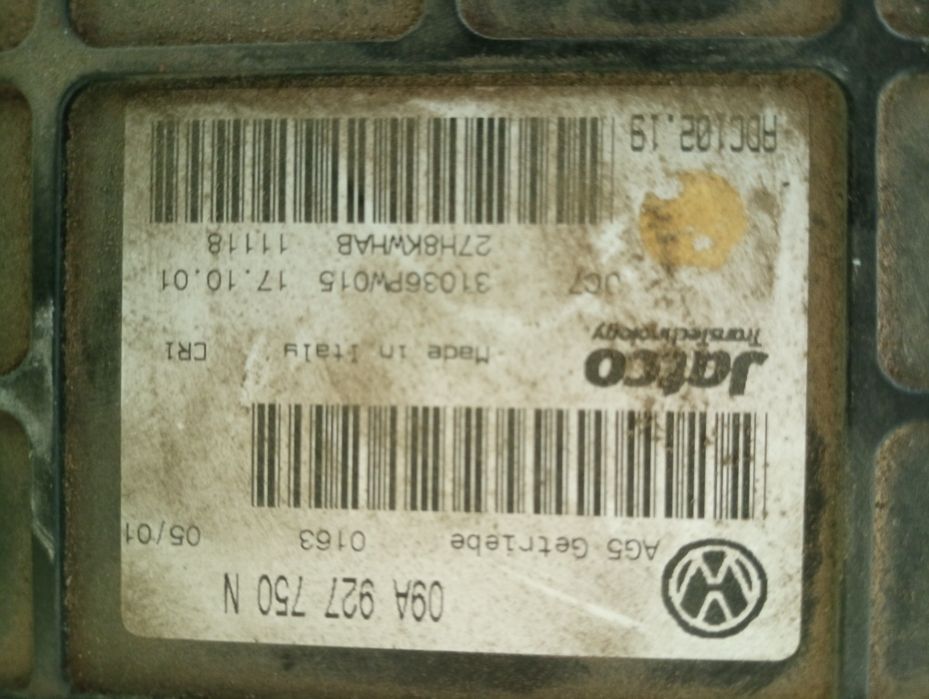 Calculator cutie automata Golf 4 1.9 tdi cod 09A927750N