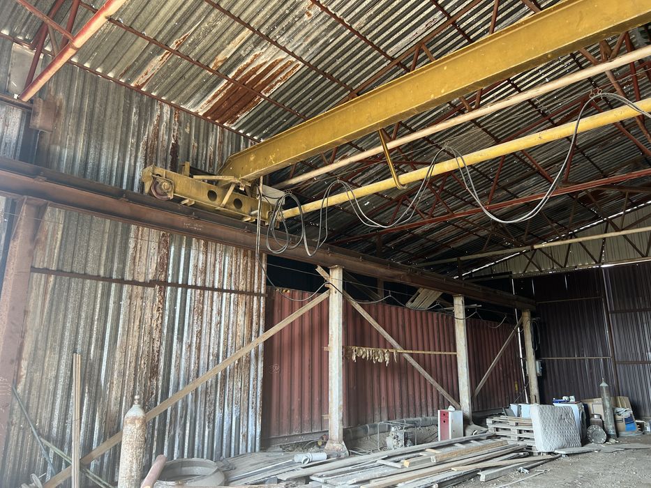 Ангар с кран балкой