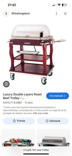 Gheridon cald pentru steak