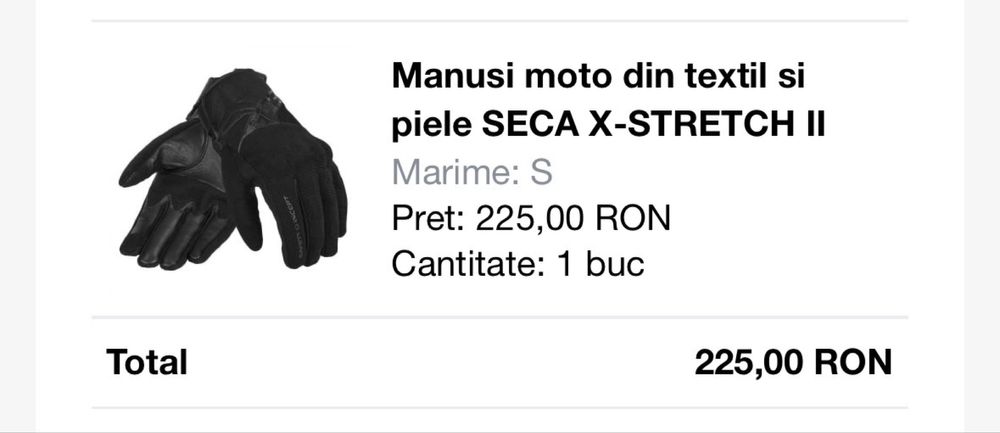 Manusi moto SECA X-Stretch II