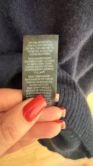 Пуловер M&S Autograph. 100% кашмир. размер L/M