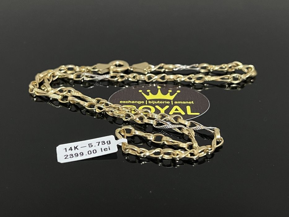 Bijuteria Royal CB : Lant aur 14k 5,73 grame