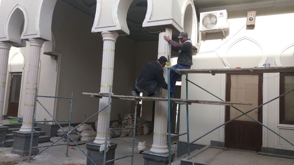 Tell va sifatli zamonaviy tyaga lepka fasad ishlarihlari