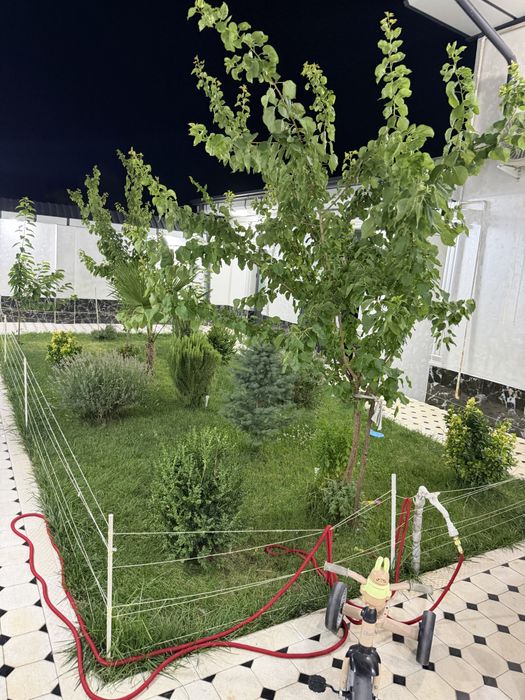 Uchastka 2,5 sotg yashashga tayyor evro remont