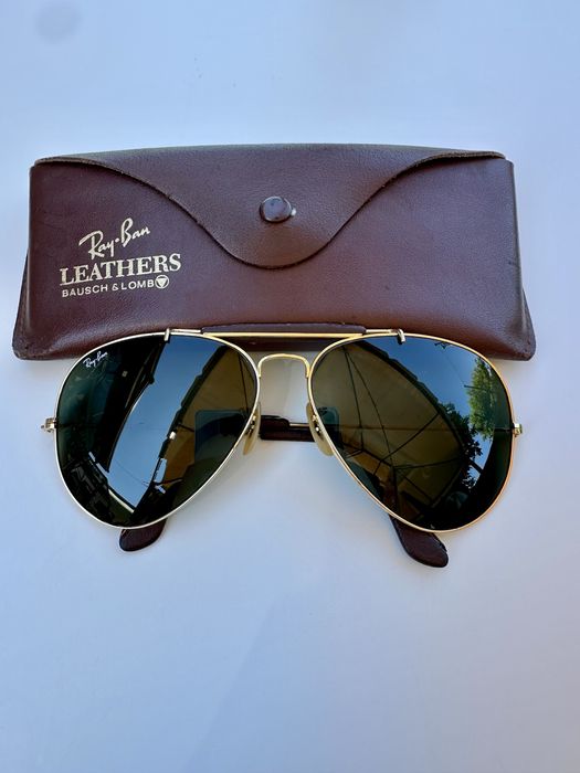 Ray Ban Aviator Vintage Leathers Bausch&Lomb USA